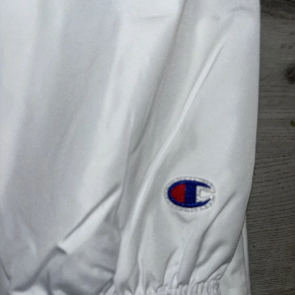 Champion Neighborhood‎ Guide White Hooded Anorak Windbreaker Jacket Small